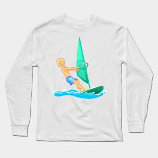 Surfer Boy Long Sleeve T-Shirt